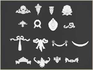 43 ornament imm brush for zbrush 3D Model