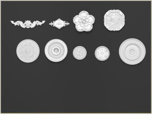 43 ornament imm brush for zbrush 3D Model