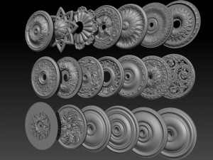 50 ornament brush imm Model 3D