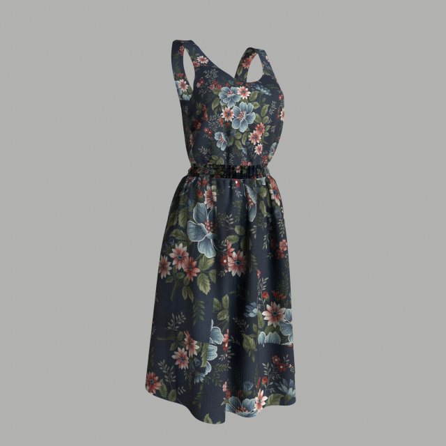 dress 3Dモデル .c4d .max .obj .3ds .fbx .stl .blend 
