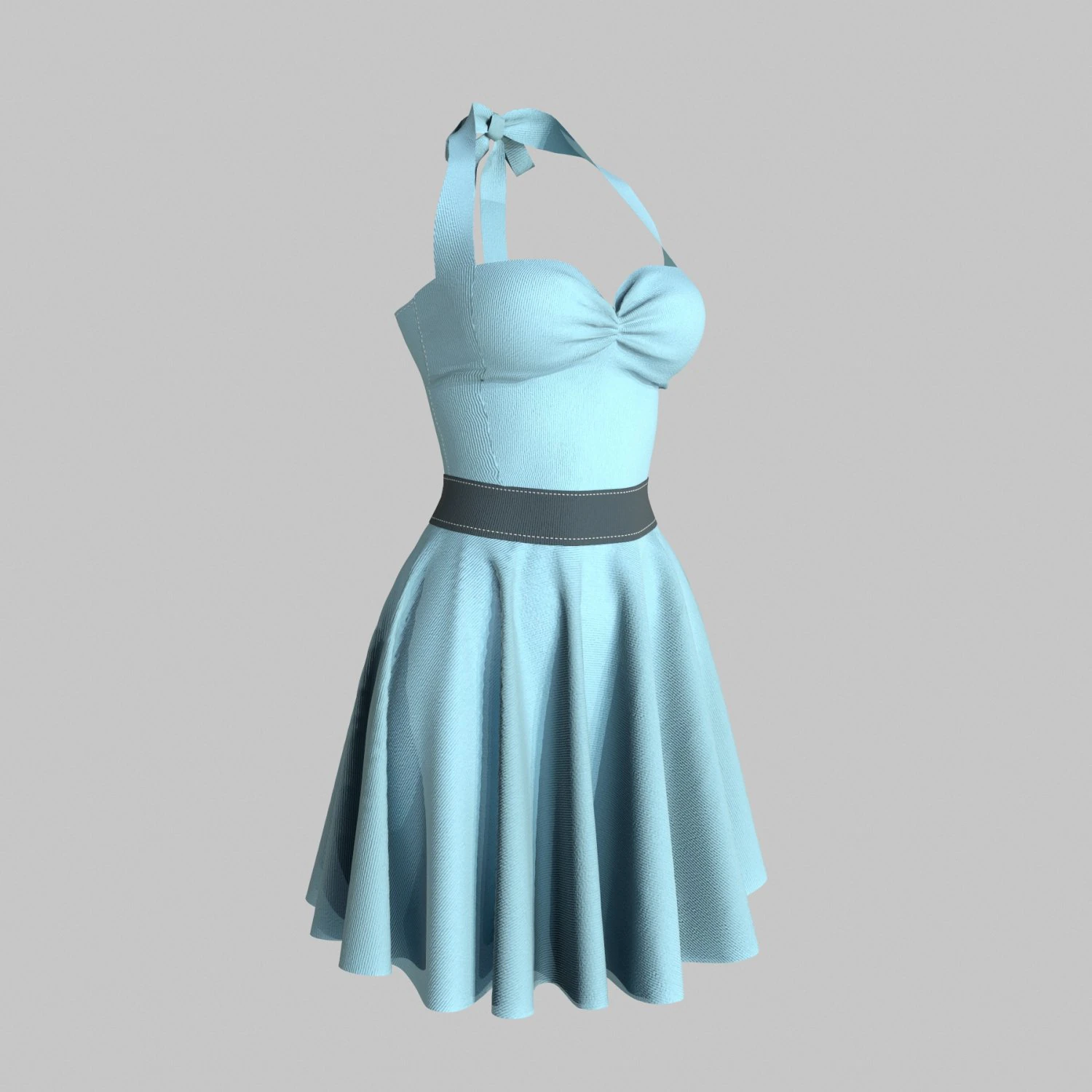 dress 3D Model .c4d .max .obj .3ds .fbx .stl .blend 