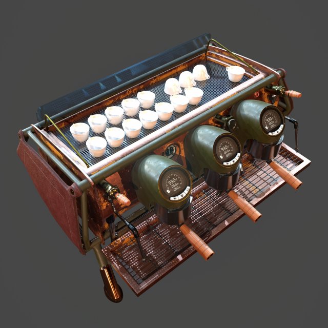 sanremo cafe racer 3D Model .c4d .max .obj .3ds .fbx .stl .blend