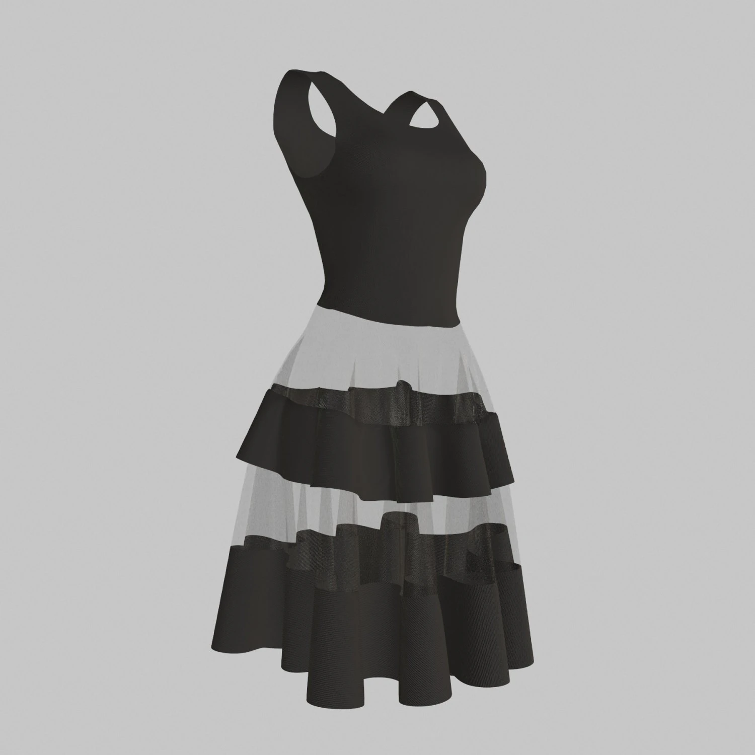 dress 3D Model .c4d .max .obj .3ds .fbx .stl .blend 