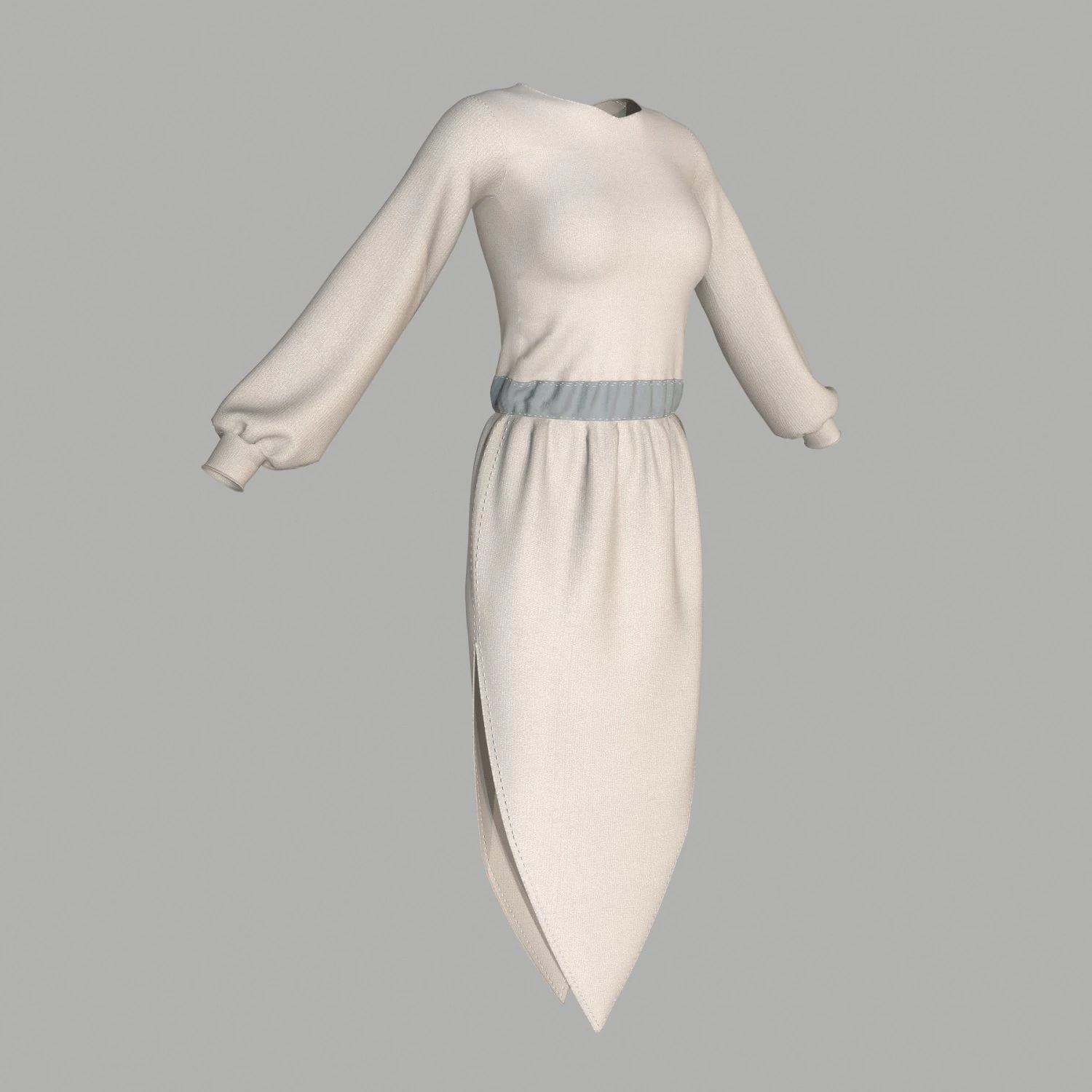 dress 3D Model .c4d .max .obj .3ds .fbx .stl .blend 