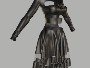 dress 3D 模型