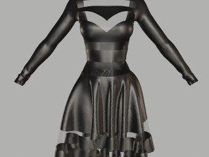 dress 3Dモデル
