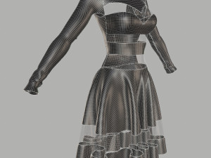 dress 3Dモデル