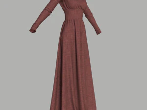 sukienka Model 3D