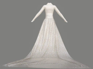 wedding dress 3D Model