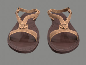 female sandals Modello 3D