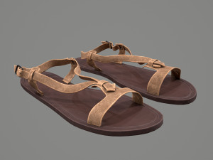 female sandals 3D Model