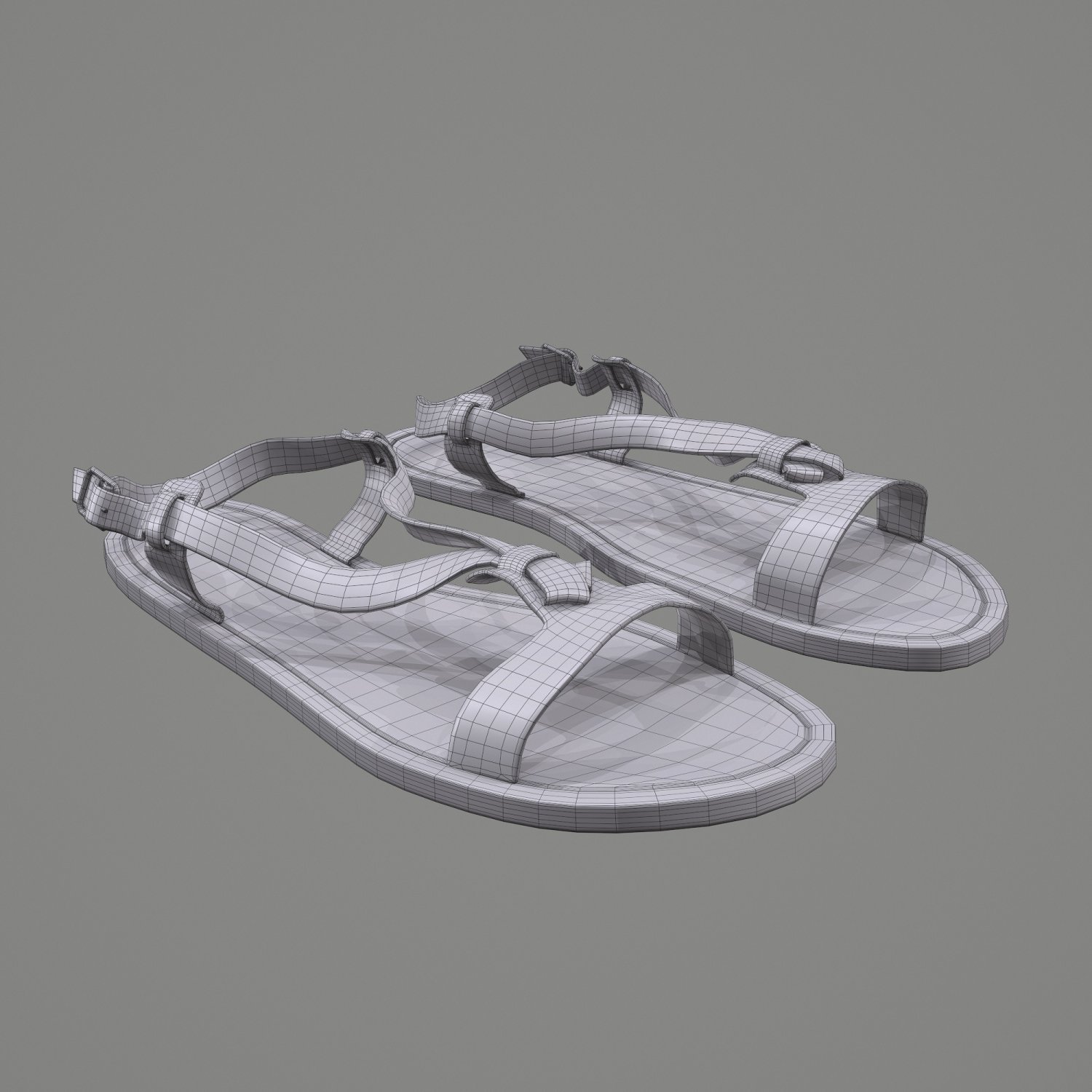 female sandals 3D Model in Clothing 3DExport