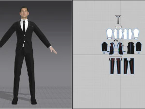 tuxedo 3D Model