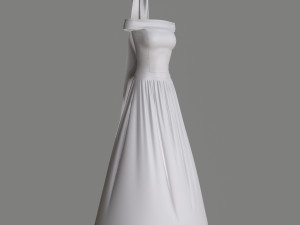 wedding dress 3D 模型