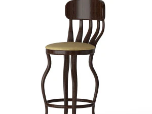 Sedia in legno Modello 3D