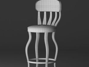 Wooden chair 3D Model