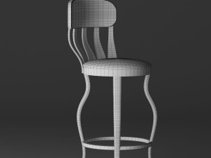 Wooden chair 3D Model