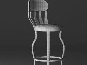 Wooden chair 3D Model