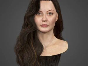 Low Poly Real-Time HairCards for games 3D Model