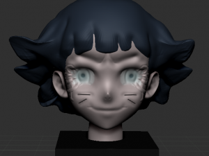 himawari bust byakugan Model Cetak 3D
