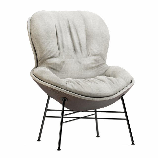 softy armchair ditre 3D-Modell .c4d .max .obj .3ds .fbx .stl .blend 