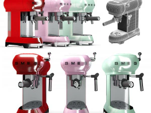 smeg espresso coffee machine 3D Model