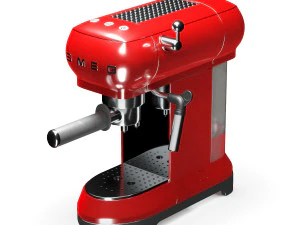 smeg espresso coffee machine 3D Model