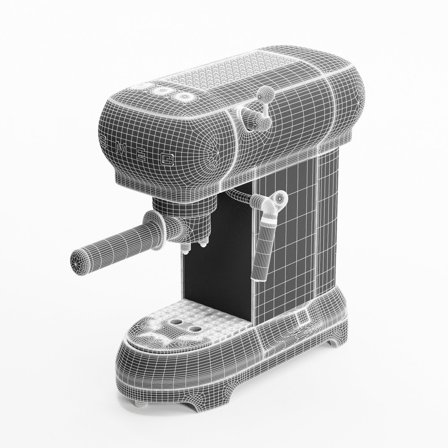 smeg set bmg coffee grinder 3D model