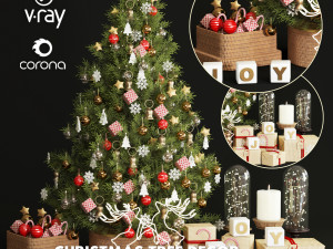 christmas tree decor 3D Model