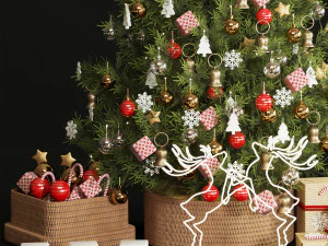 christmas tree decor 3D Model