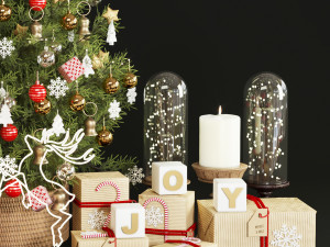christmas tree decor Model 3D