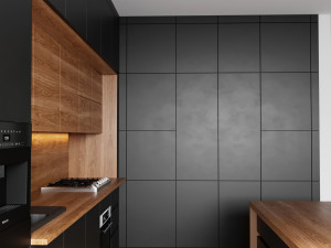 modern kitchen with island 3D Model