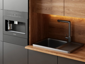 modern kitchen with island 3D Model