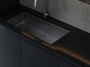 modern kitchen with island 003 Modelo 3D