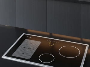 modern kitchen with island 003 Modelo 3D