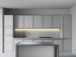 greenkitchenwithisland 3D Model