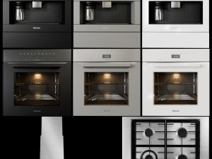 miele cooking appliances collection Modelo 3D