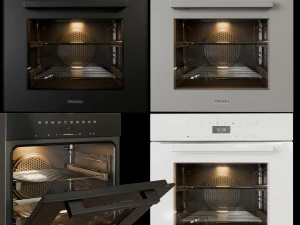 cole&ccedil;&atilde;o de eletrodom&eacute;sticos de cozinha miele Modelo 3D