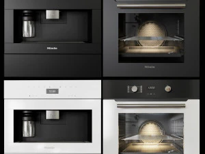 cole&ccedil;&atilde;o de eletrodom&eacute;sticos de cozinha miele Modelo 3D