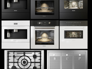 miele cooking appliances collection Modelo 3D