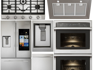 samsung appliances collection 3D Model