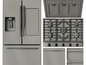 samsung appliances collection Modelo 3D