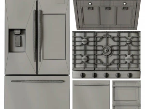 samsung appliances collection 3D Model