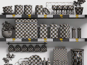 next kitchen accessories shelf 3D Model