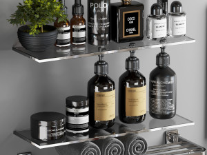 stainless steel hardware bathroom Model 3D