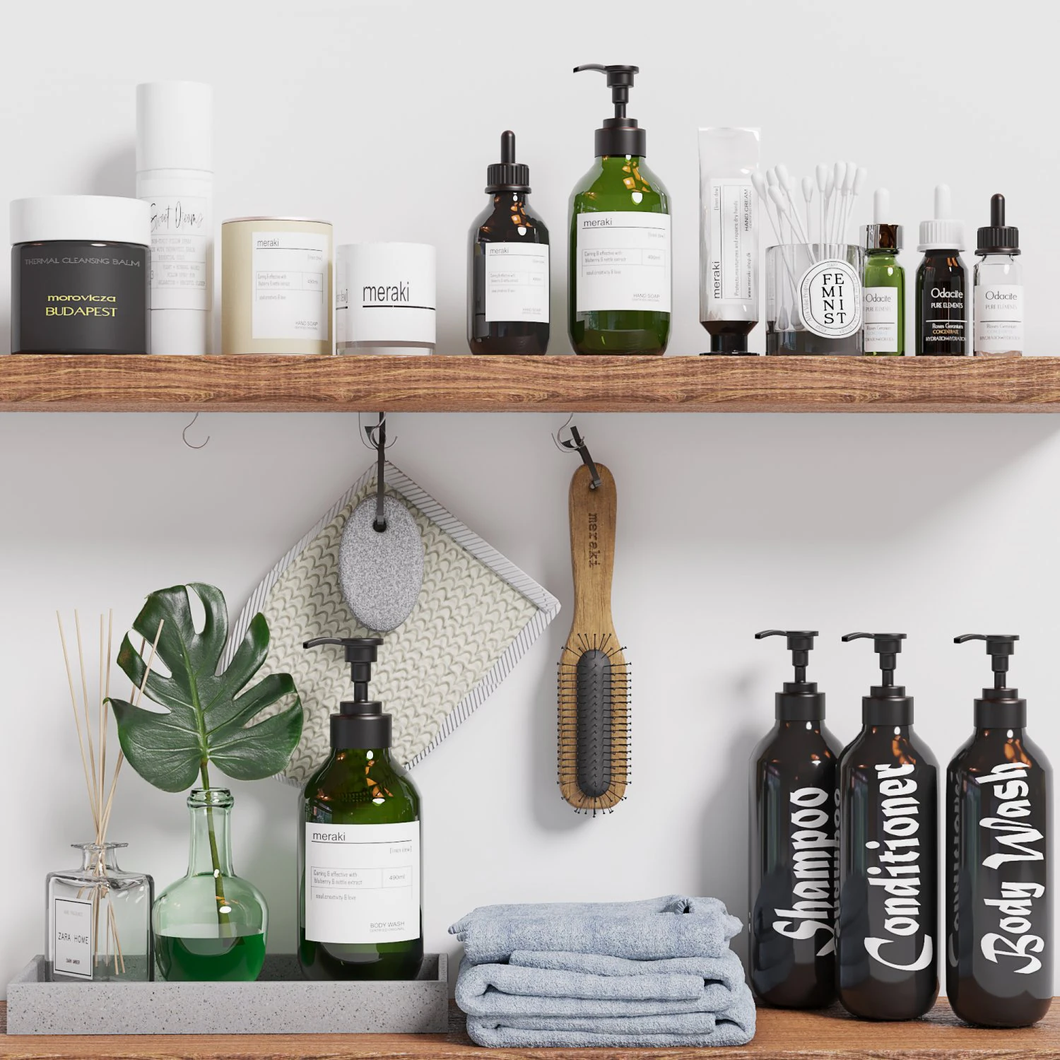 bath accessories meraki 3D Model .c4d .max .obj .3ds .fbx .stl .blend 