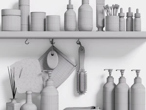 bath accessories meraki 3D Model