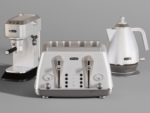 delongi kitchen appliance set 3D Model