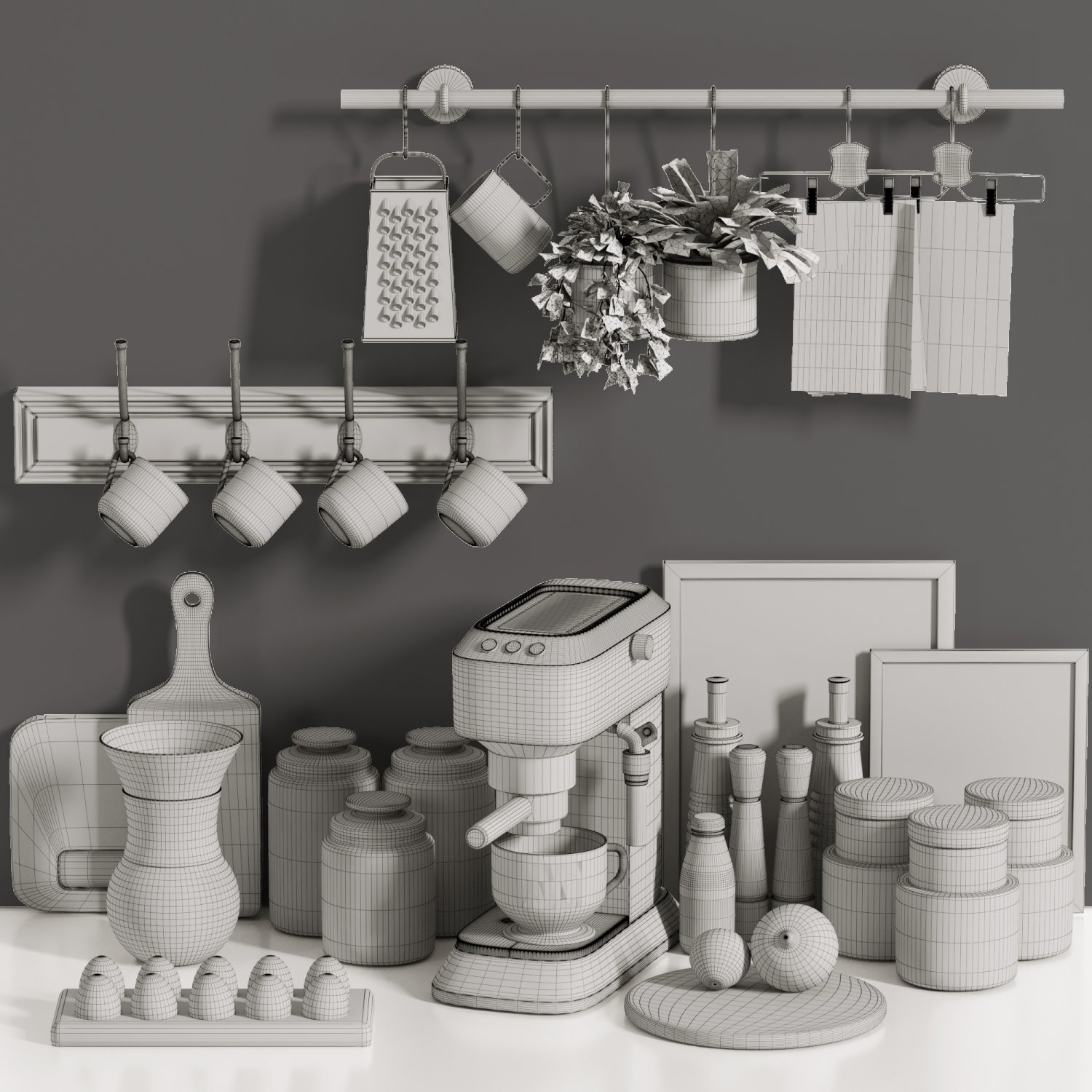 kitchen accessories 011 3D model