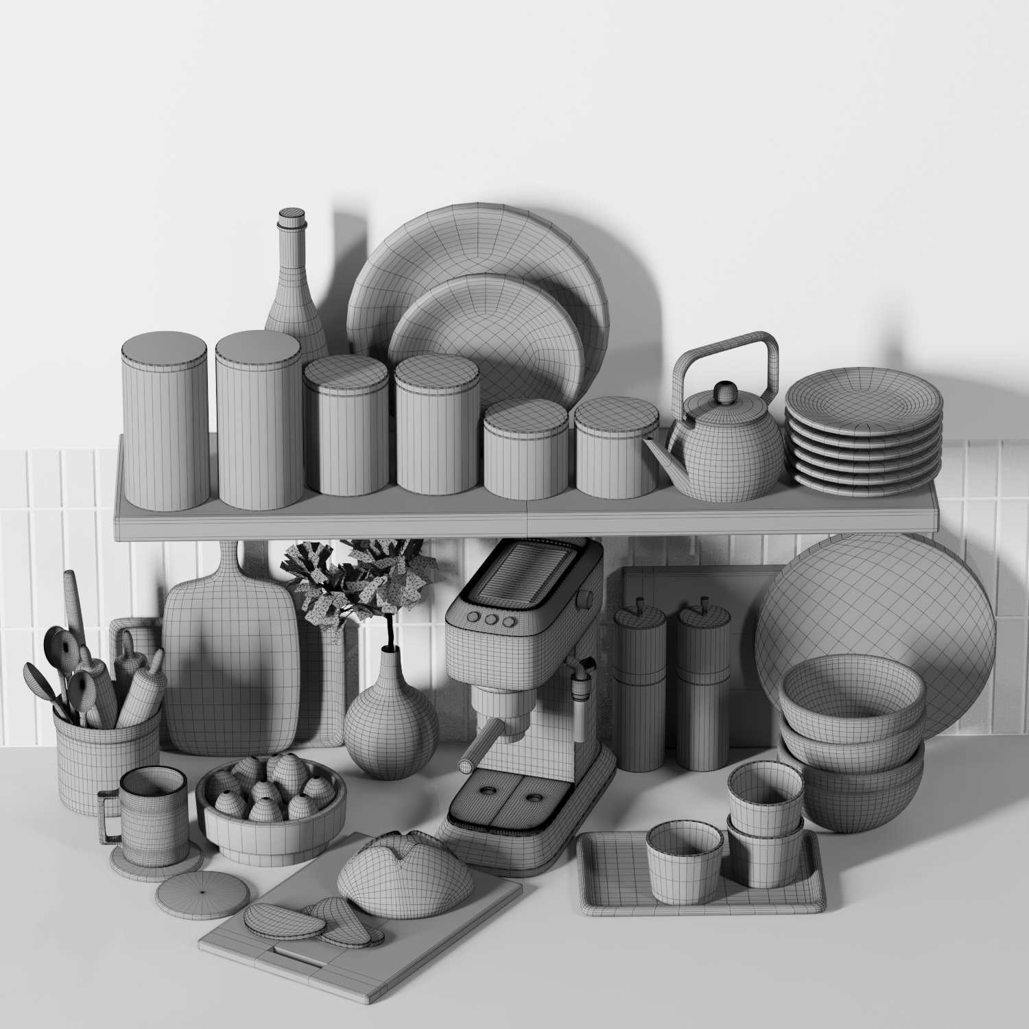 3d models kitchen